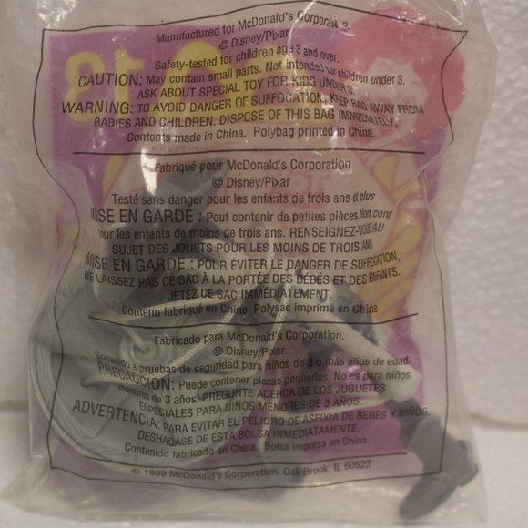 Vintage Black and White Toy Story Two Woody Marionette New in Package McDonalds - Picture 3 of 4